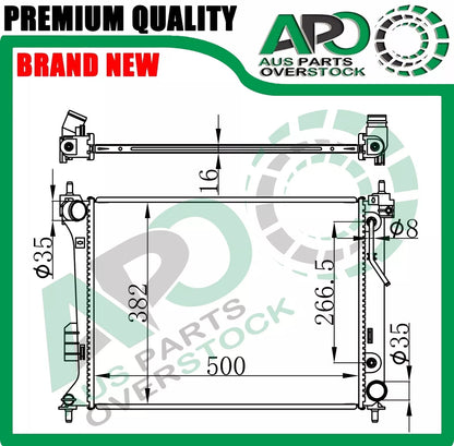 Radiator For HYUNDAI I20 PB 1.4L 1.6L Petrol Auto Manual 2009-2012