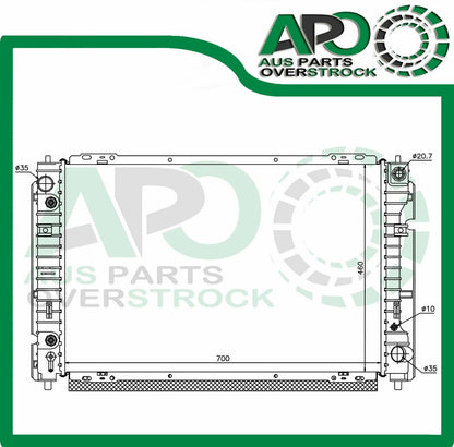 Radiator FORD Escape BA ZA ZB ZC ZD 4Cyl 99-On / MAZDA Tribute YU 4Cyl 99-On