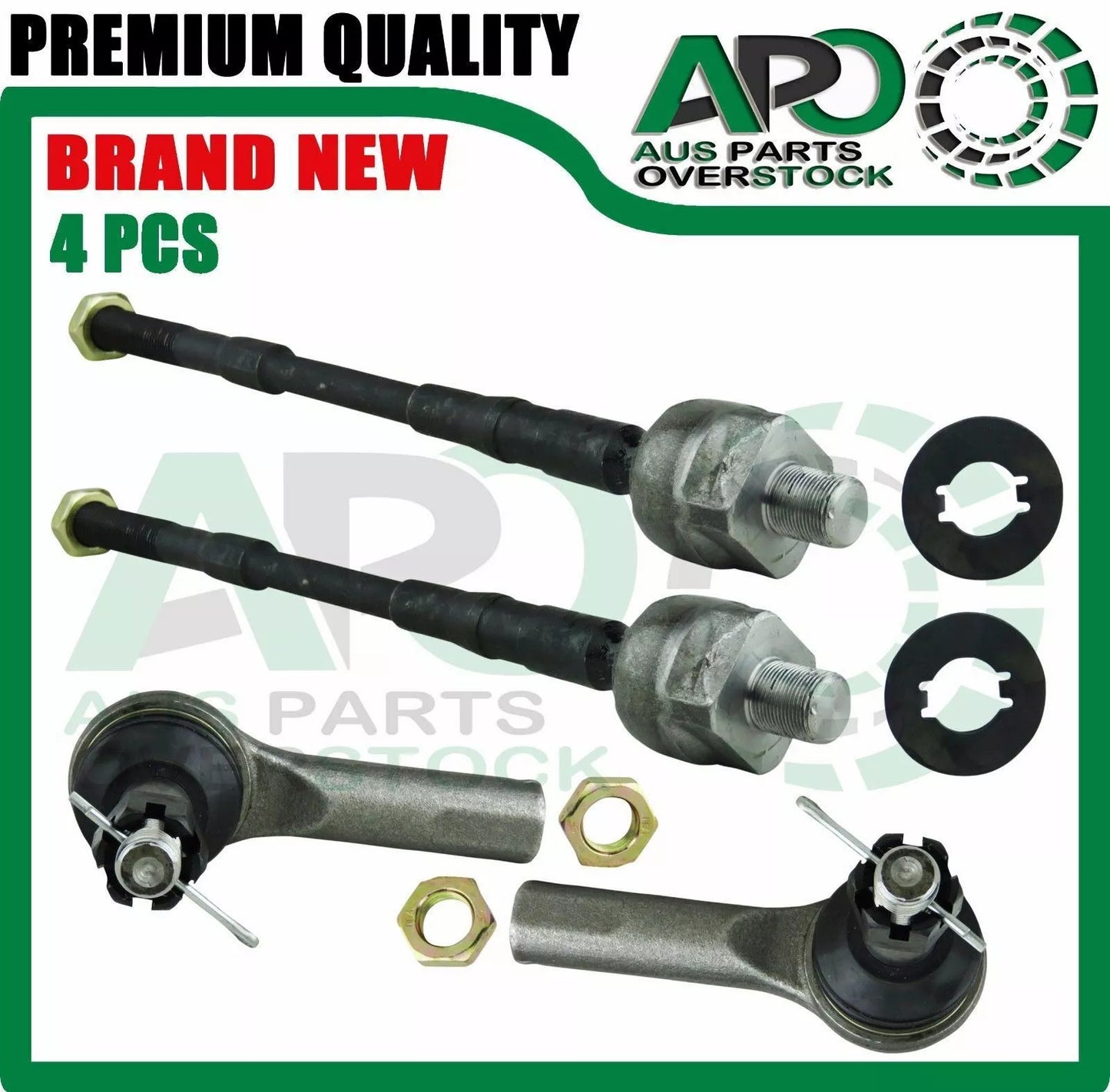 Inner & Outter Tie Rod End Kit Compatible with NISSAN X-TRAIL T30 2001-2007