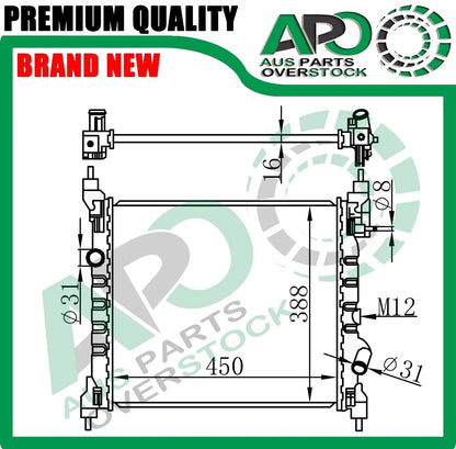 Radiator For HOLDEN BARINA SPARK MJ 1.2L Manual Only Petrol 2009-2015