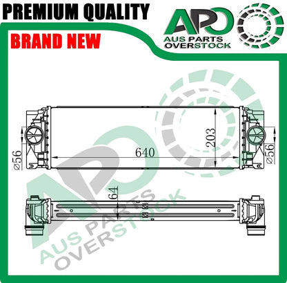 Intercooler For VOLKSWAGEN CRAFTER 2E 2F2.0TDi Diesel 2006-12/2016