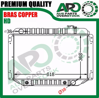 Copper Radiator For Holden Kingswood TORANA HG HJ HK HQ HT HX HZ Monaro V8 CHEV