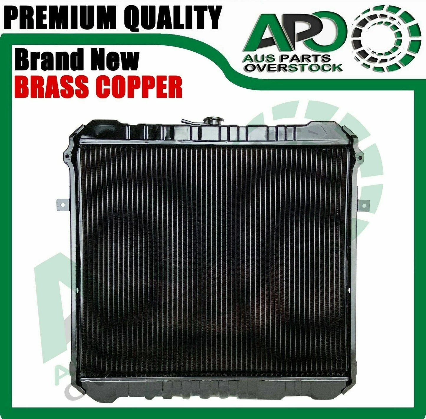 Copper Brass Radiator For DAIHATSU DELTA V57 V58 Lower hose on driver side