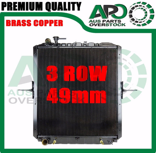 3 Row Brass Copper Radiator For Isuzu NPR NQR NRR Diesel 04-On 620mm Core Height