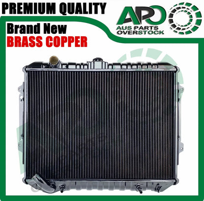 Copper Brass 3 Row Radiator For Mitsubishi TRITON 3.0L ME MF MG MH MJ 10/1986-9/1996