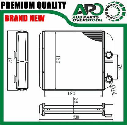 Heater Core Fits VOLVO S40 VS / V40 VW Petrol Diesel 6/1995-On