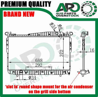 Radiator HOLDEN EPICA EP 2.0L / 2.5L Petrol Auto Manual 2007-2011 Type 1