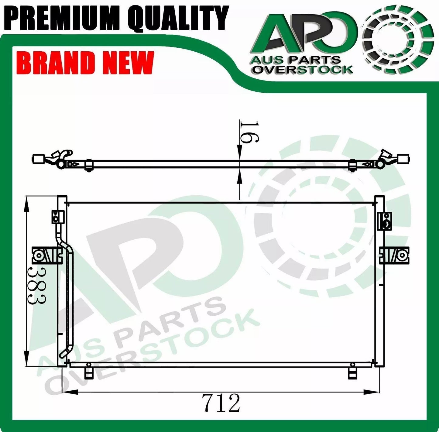 Air Condenser for NISSAN MAXIMA A32 1993-1999