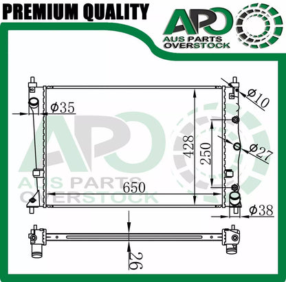 Radiator For Ford BA BF Falcon XR6 XR8 Turbo 10/02- 4/08 auto manual