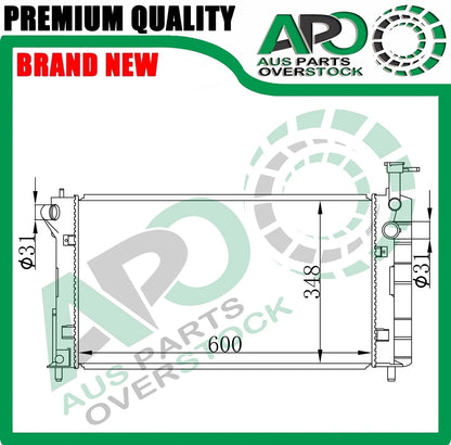 Radiator for Toyota PRIUS NHW11 CVT 1.5L 4/2000-8/2003 Auto Manual