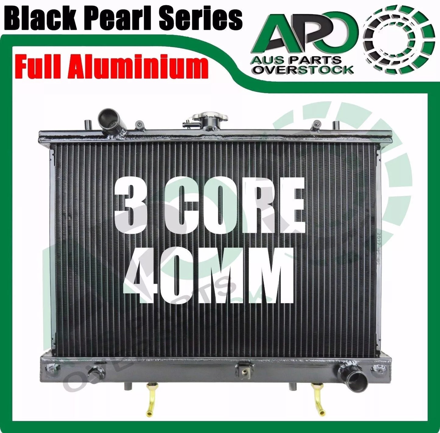 Full Alloy Radiator For Mitsubishi TRITON MK 2.4L Petol / 2.8L Diesel 10/1996-6/2006