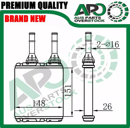 Heater Core for HOLDEN FRONTERA 1995-2003 *Check Description*