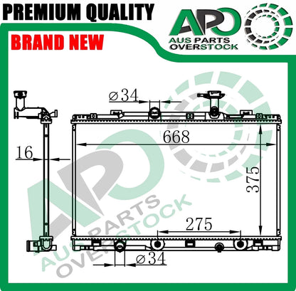 Radiator SUZUKI VITARA LY 1.6L M16A Petrol Auto Manual 2/2015-ON