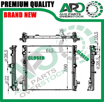 Radiator For BMW X3 G01 X4 G02 2.0L Petrol 12/2017-On