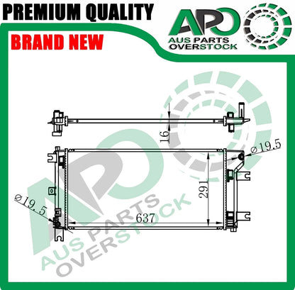 Radiator For NISSAN LEAF EM57 EM61 Electric Auto 1/2011-On
