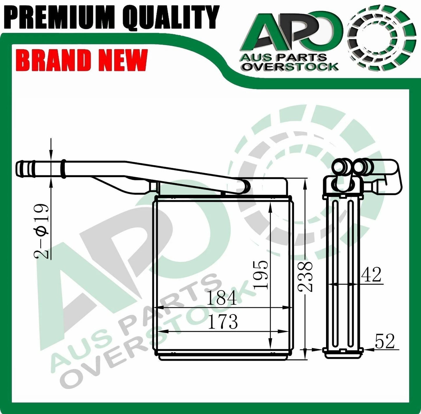 Heater Core For FORD Focus LR 1998-04/2005