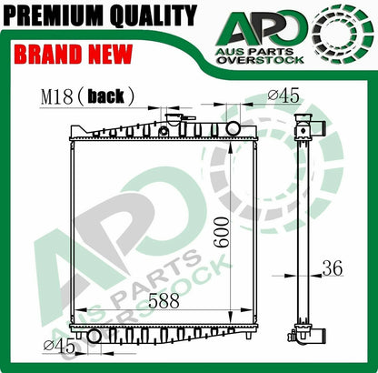 Radiator For NISSAN UD / CONDOR FF6 Manual 1992-On *600mm Core Height