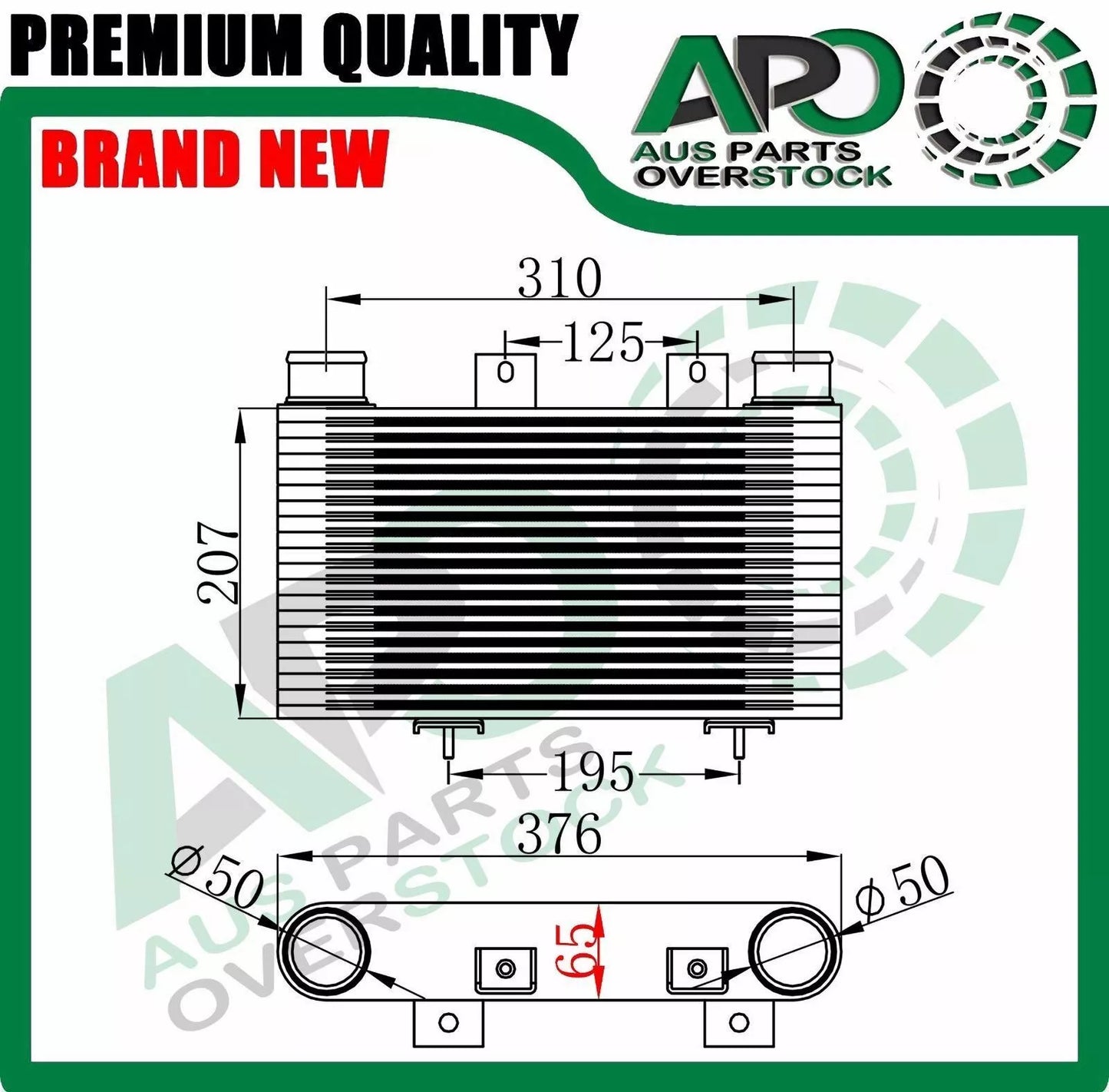 Intercooler Fit Ford Ranger PJ PK Turbo Diesel 2006-2011