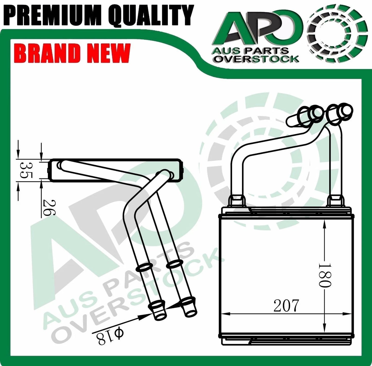 Heater Core For MERCEDES CLS-CLASS C219 7/2004-12/2011 RHD