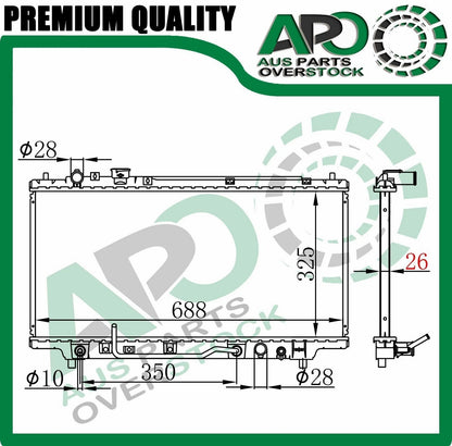 Radiator MAZDA 323 BA PROTEGE 6/96-6/98 Auto & Manual
