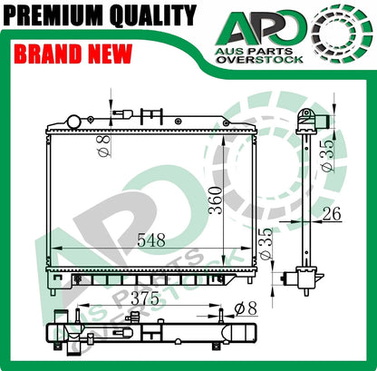 Radiator For NISSAN CARAVAN NV350 E26 2.5L YD25DDTi Diesel 2012-On