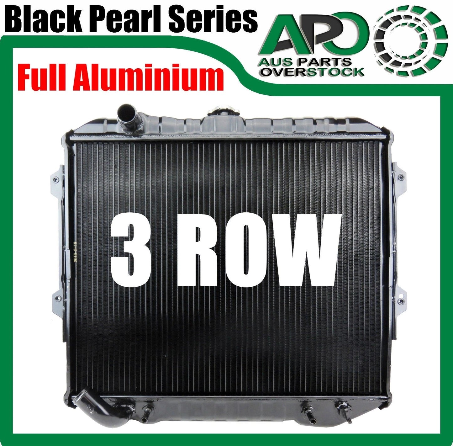 3 Row Full Aluminium Radiator Mitsubishi Pajero NH NJ NL NK 3.5L V6 Petrol 1983-2000
