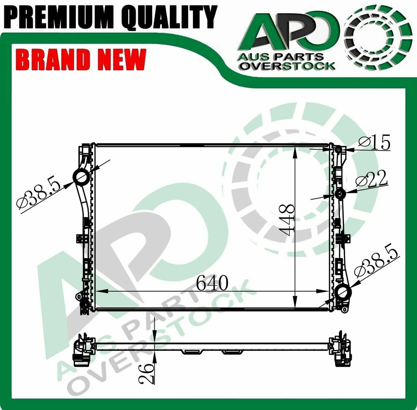 Radiator For MERCEDES E-CLASS W213,238 E180 E200 E220 E250 1/2016-On