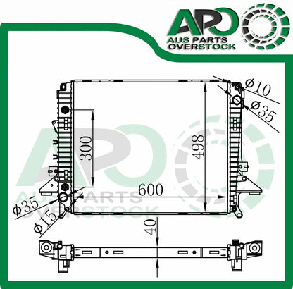 Radiator for RANGE ROVER SPORT L320 2.7L V6 Turbo Diesel 2005-On