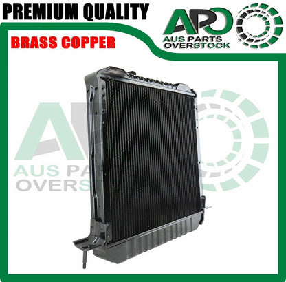 3 Row Copper Brass HD Radiator For ISUZU NKR NPR66 Diesel Manual 1995-On