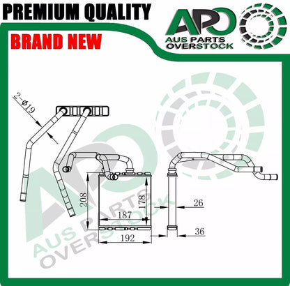Heater Core For NISSAN DUALIS QUASHI J10 J10E 2000-2013