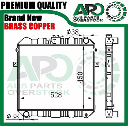 Copper Brass Radiator For DAIHATSU DELTA V98 V99 V116 V118 V119 Manual