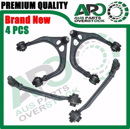 4PCS Front Upper Lower Left Right Control Arms Ball Joints For Chrysler 300C 2005-On