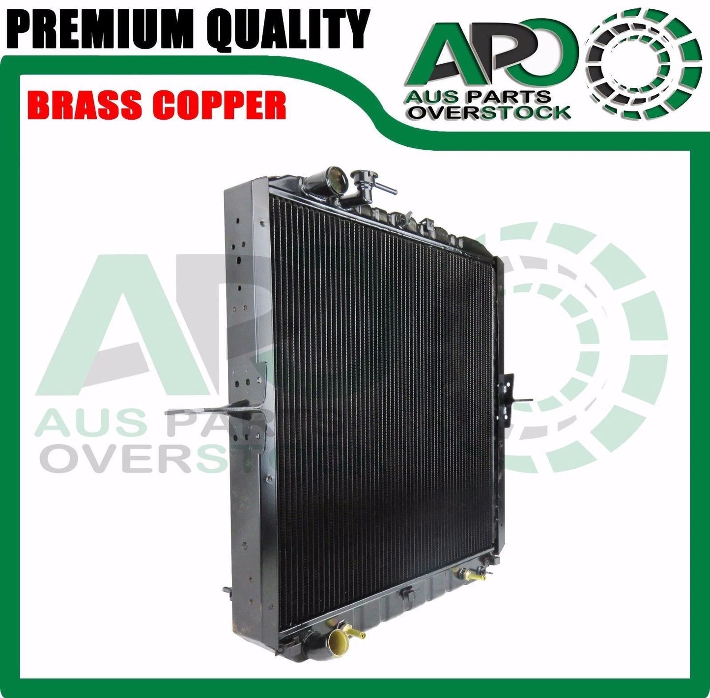 3 Row Brass Copper Radiator For Isuzu NPR NQR NRR Diesel 04-On 620mm Core Height