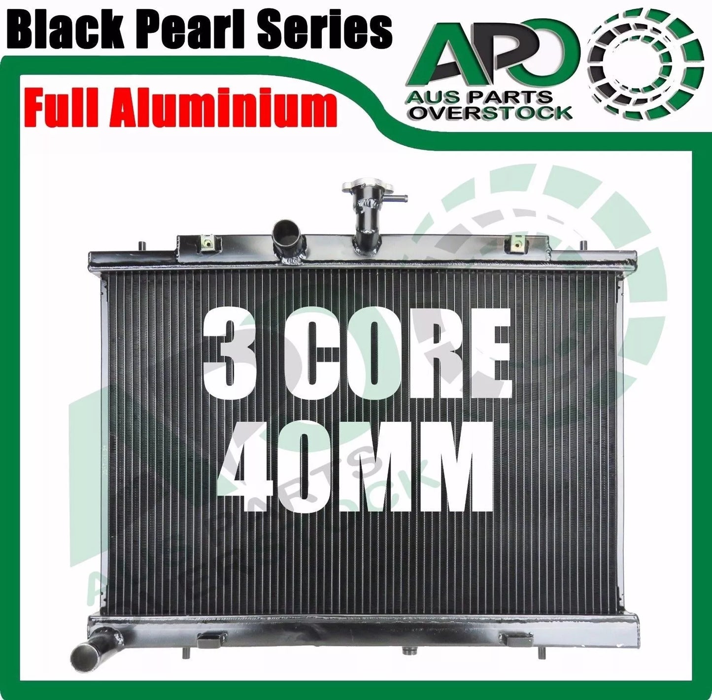 3 Core Full Alloy Radiator For NISSAN X-TRAIL T31 2.0L Turbo Diesel 2007-2013