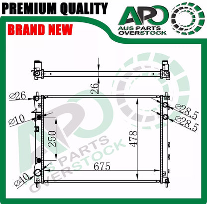 Radiator for SUBARU B9 TRIBECA EZ30 3.0L EZ36D 3.6L Auto Manual 2006-On
