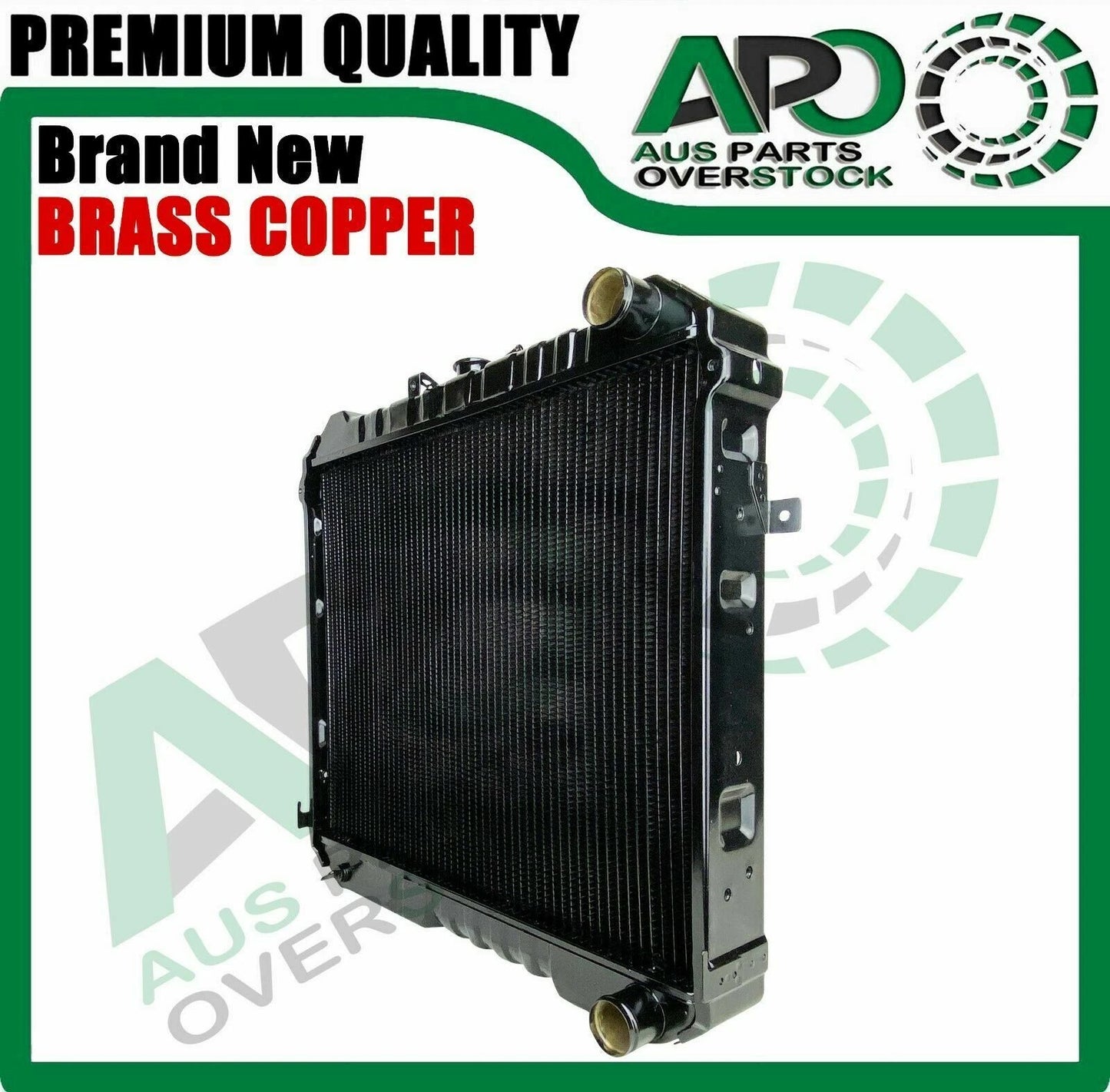 Copper Brass Radiator For DAIHATSU DELTA V57 V58 Lower hose on driver side