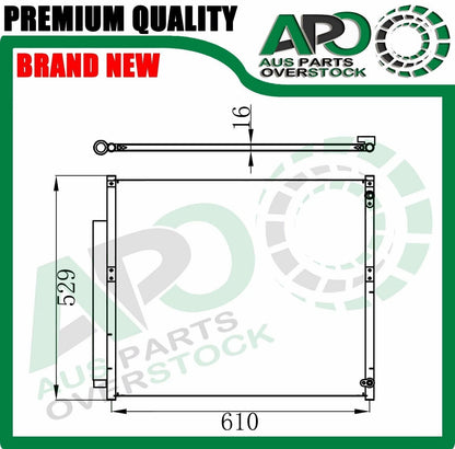 Air Condenser for TOYOTA LANDCRUISER PRADO GRJ120R TRJ120R 2004-2009