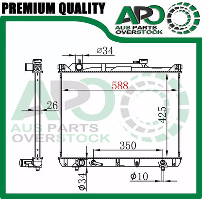 Radiator SUZUKI GRAND VITARA 2.7L V6 SQ 2001-2005 Auto Manual