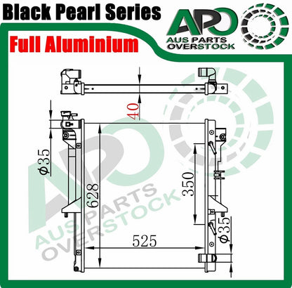 Full Aluminium Radiator for Mitsubishi Triton ML-MN 3.5L 2.4L Petrol/2.5L 3.2L Diesel