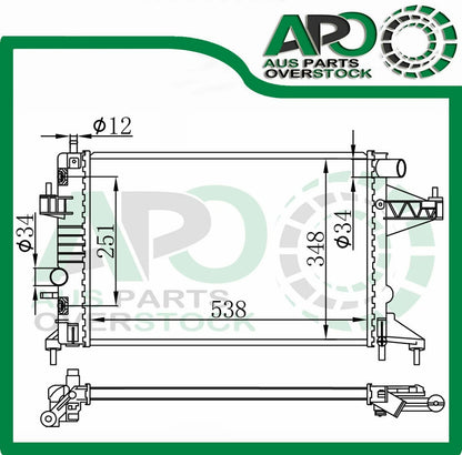Radiator Fit For HOLDEN BARINA XC & COMBO VAN Auto & Manual 2001-2005