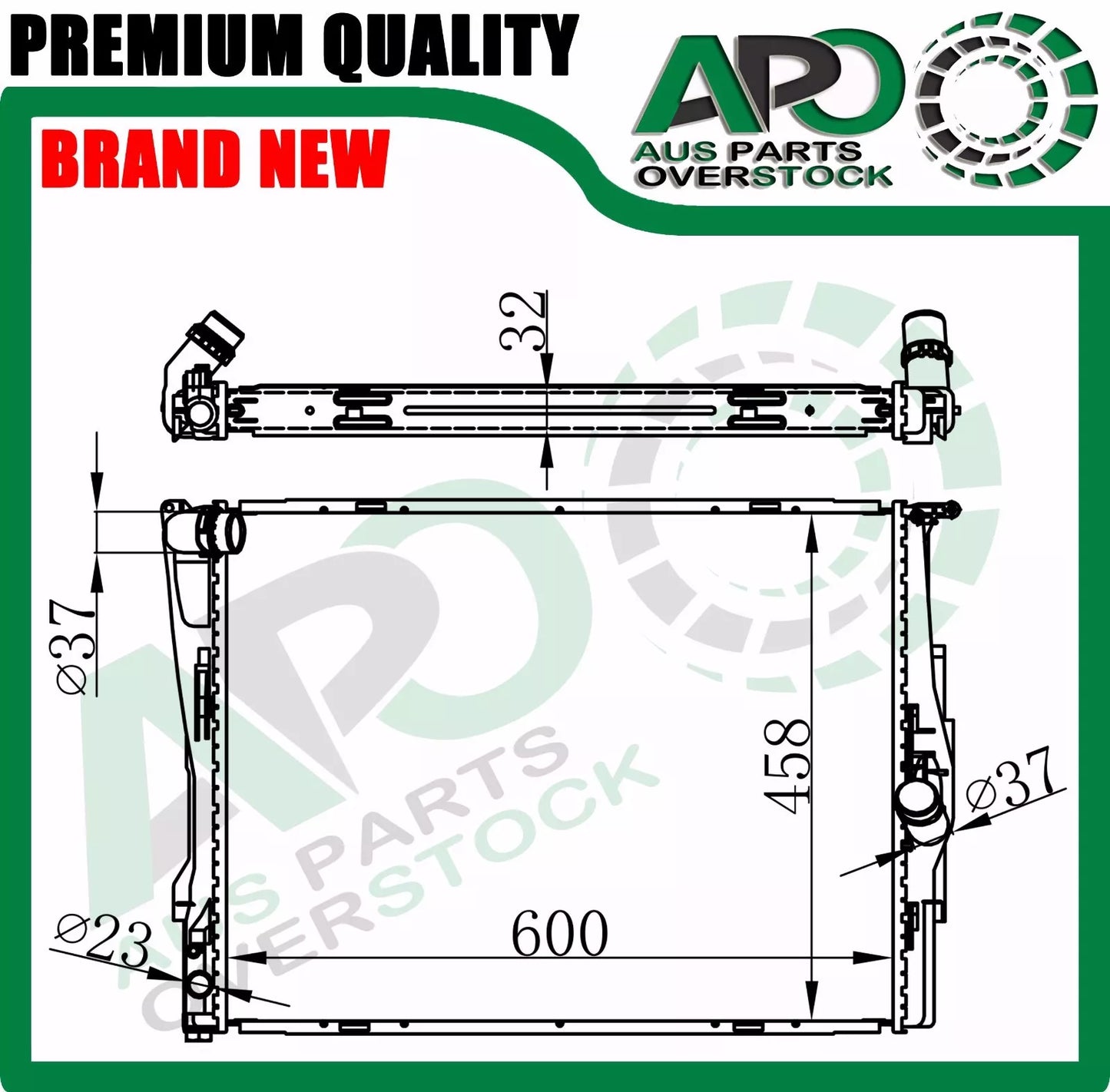 Radiator For BMW 3 series E90 E91 E92 3/05-ON / X1 E84 18i 25iX 28i 28iX 2009-On