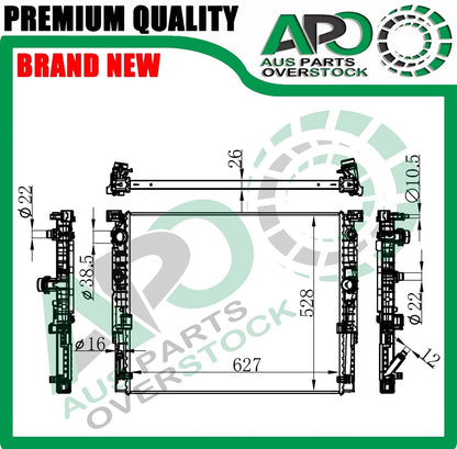 Radiator For BMW 7 SERIES G11 G12 740i Petrol / 750d Diesel 9/2015-On