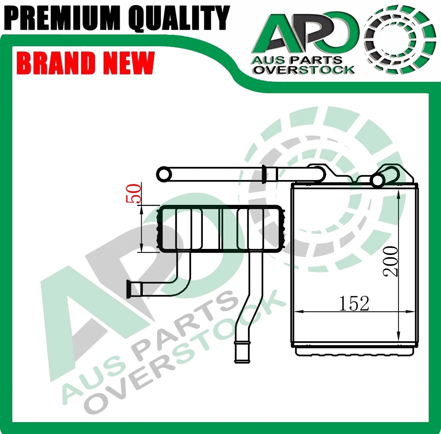 Heater Core For TOYOTA 80 SERIES FZJ80 HDJ80 HDJ81 HZJ80 HZJ81 1990-1996