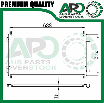 Air Condenser for Honda CRV CR-V RE 2.4L Petrol 2007-2012