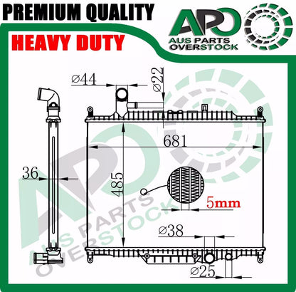 Radiator Landrover RANGE ROVER Sport L320 3.0L V6 Turbo Diesel 2010-On