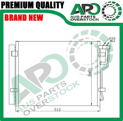 Air Condenser FOR HYUNDAI I30 FD Diesel 2007-2012