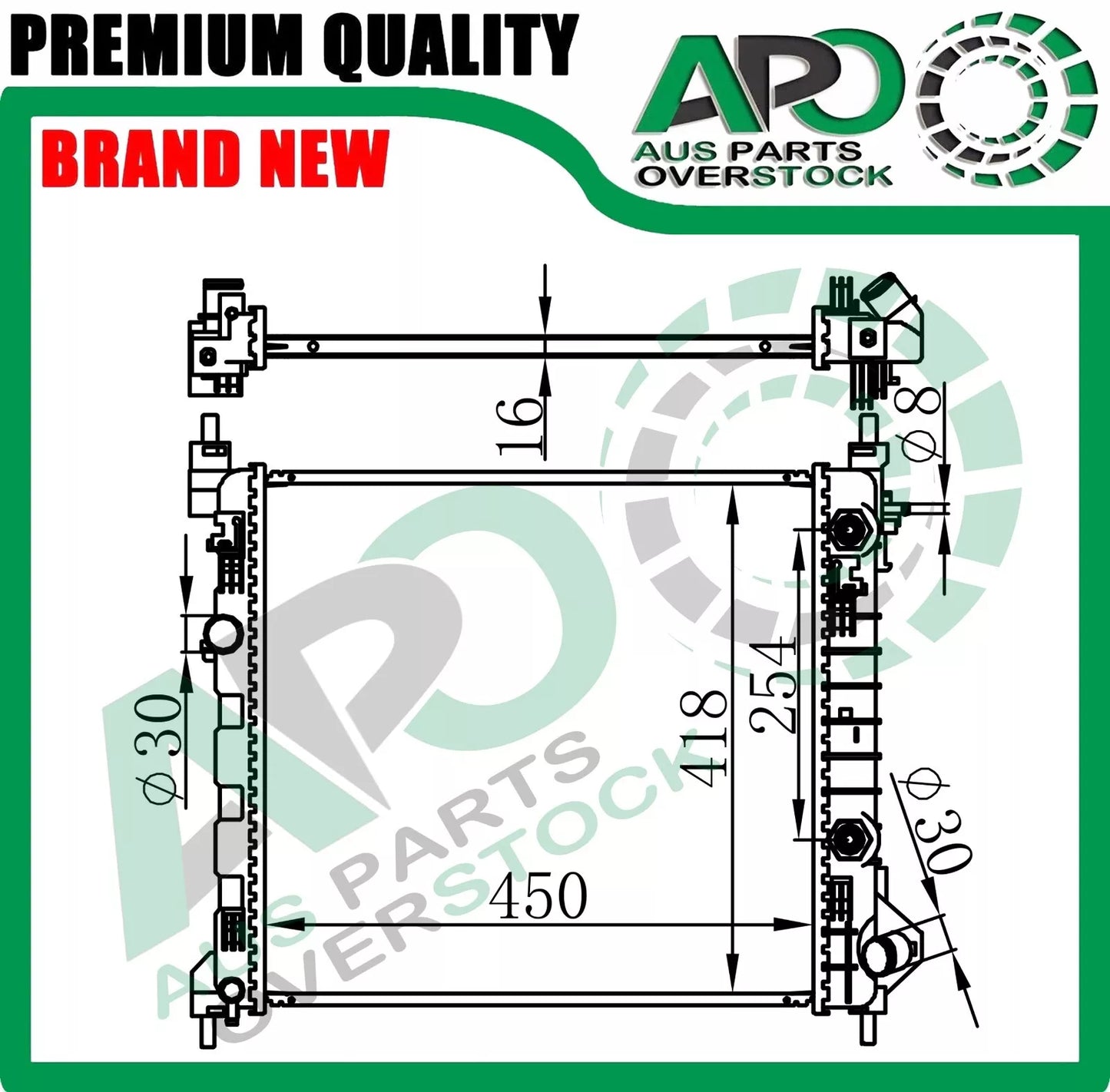 Radiator For HOLDEN BARINA SPARK MJ 1.2L Auto Only Petrol 2009-2015