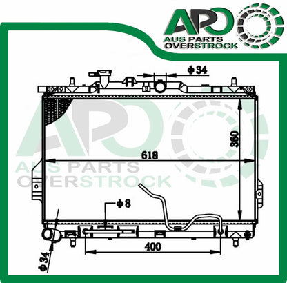 Radiator For HYUNDAI Elantra LAVITA 5Dr Auto Manual 5/2001-2003