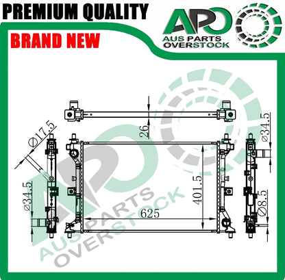 Radiator SUZUKI VITARA LY 1.6L Diesel Auto Manual 2/2015-ON