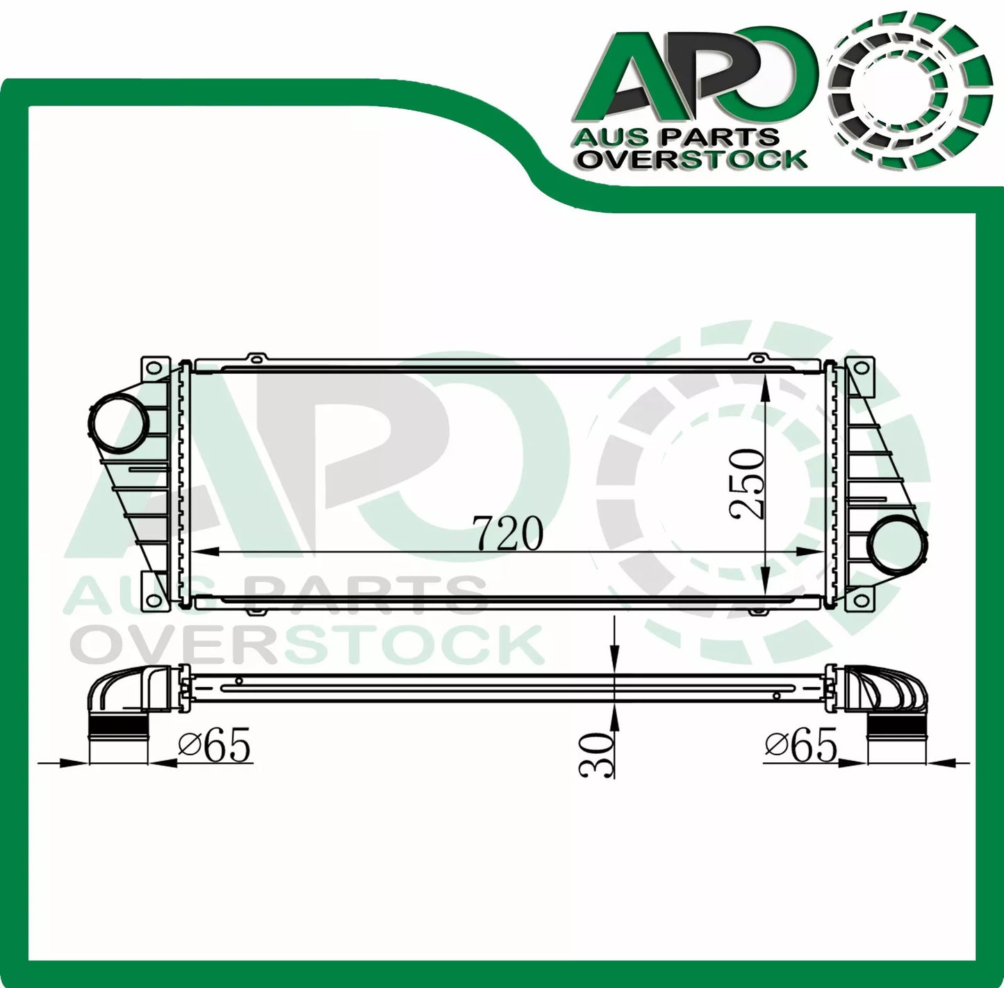 Intercooler MERCEDES SPRINTER W901 - W905 Diesel BRAND NEW 1995-4/2006